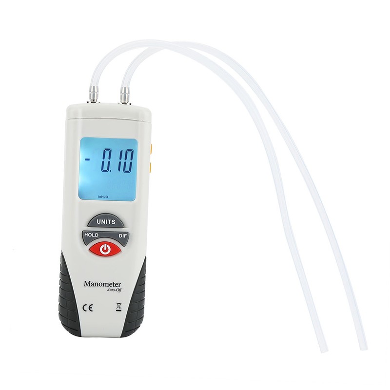 HT‑1890 Handheld Digital Manometer Differential Gauge Air Pressure Meter 11