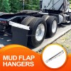 OEM 30 Inch Stainless Steel Straight Mud Flap Hanger Semi