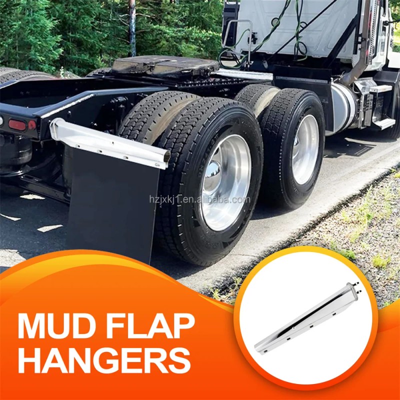 OEM 30 Inch Stainless Steel Straight Mud Flap Hanger Semi
