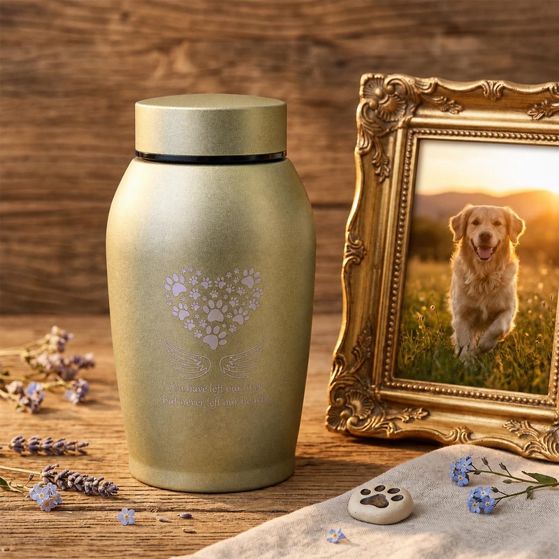 Cremation Urns for Pet Ashes Angel Wings Urn for Funeral