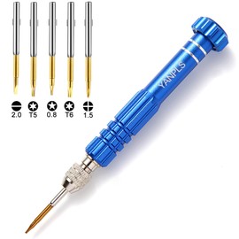 YANPLS Small Screwdriver Watch Glasses Mini Set, Micro Precision Tiny Screwdriver Set Small Screwdriver Set for Electronics Eyeglass (blue)