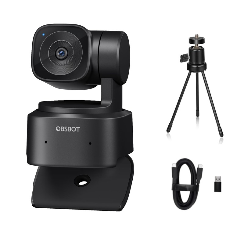 OBSBOT Tiny SE Cámara Web - 1080P 100FPS - Trípode