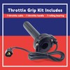 Dusledel Black Paint Version Carbon Fiber Twist Throttle Handle with