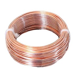10 AWG. Bare Solid Copper Building Wire Made in USA (50 Ft - Coil)
