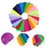WOONEKY Felt Fabric Sheets 22 Solid Colors Craft Felt Squares