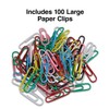 Staples Magnetic Paper Clip Dispenser, Clear/Black, 3/Pack (ST10590/10590VS)