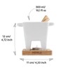 BOSKA 340030 Cheese Fondue Set, 2 People, Oak