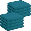 REDBEST Duschtuch Oceanside 8er-Pack Walk-Frottier Petrol Größe 70x140 cm