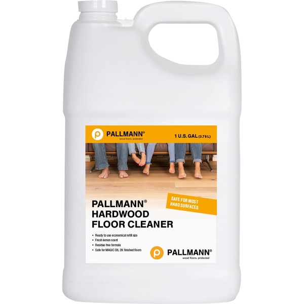 Pallmann Hardwood Floor Cleaner - 1 Gallon Ready to Use Cleaner - Water-based Streak-free Formula