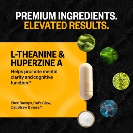 Alpha Brain 30 Capsulas Suplemento Memoria Onnit Hecho Usa                                                                                            