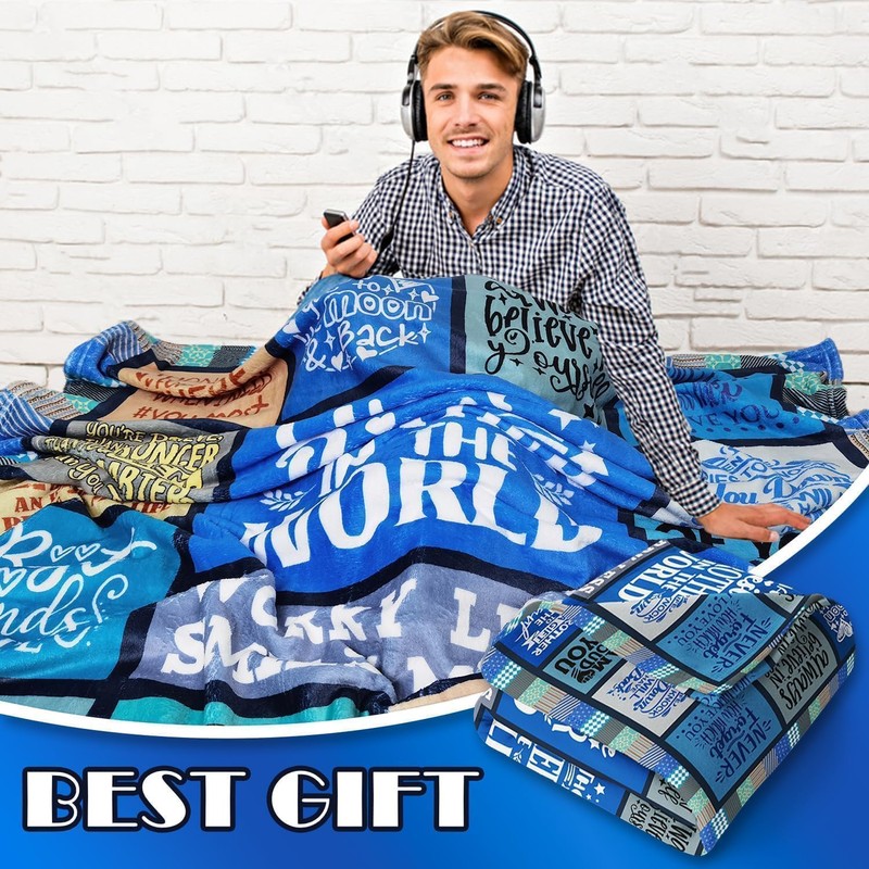 Dulkjio Gifts for Brother Blanket, Birthday Gifts for Brother, Big