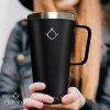 Hidranur Termo Taza Vaso Con Tapa Para Bebida Fría Y