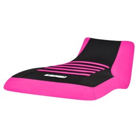 Enjoy Mfg Seat Cover - Compatible Fit for 2003-2006 Yamaha Kodiak 400 450, Bruin 250 450, 2007-2009 Big Bear 250, 2007-2014 Grizzly 350 (Color Ribs) #354 (Pink/Black/Pink)