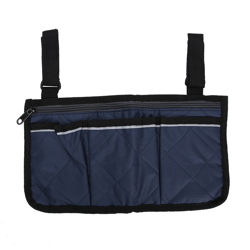 Wheelchair Bag Pouch Pockets Large Capacity Hanging Bag Storage Organizer