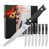 imarku Steak Knives, Steak Knives Set of 8, Serrated Steak