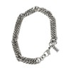 Phiten KJ KJ Titanium Chain Bracelet, Double Kihei, Twisted, Length