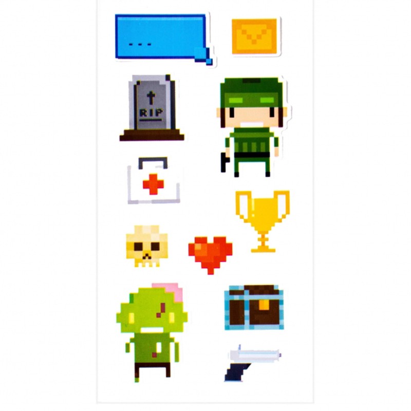 Sticker Set for Kids, Game Theme Stickers