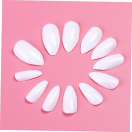 Healeved Wearing Removable Art False Nails 600 White Nail Pieces Kit Full Cover for Nail Art Lovers