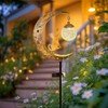 Solar Garden Stake Light for Outdoor Decor – Owl Moon
