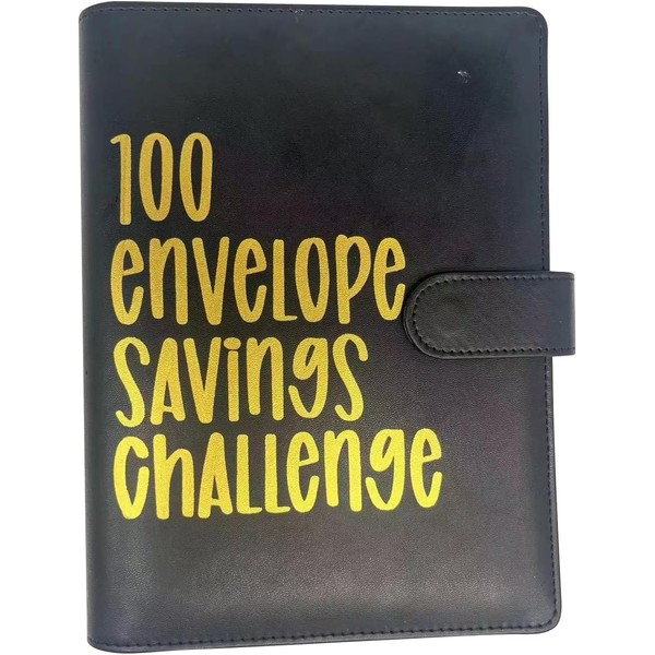 100 Envelopes Challenge Binder, Pink Money Saving Wallet Budget Binder