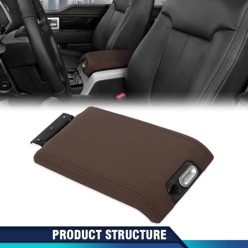 PIT66 Center Console Armrest Lid Cover Compatible with Ford F150
