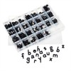 Really Good Stuff EZread Black Plastic Magnetic Lowercase Letter Kit