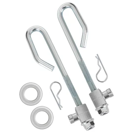 Bularie GX24864 GX21718 Deck Lift Hanger Rod Kit for John Dee re Lawn Mower - Deck Lift Link Kit Compatible with JD E130 L100 LA120 L120 Lawn Mower Tractor with Bolt Trunnion Washer Nut - 2 Set