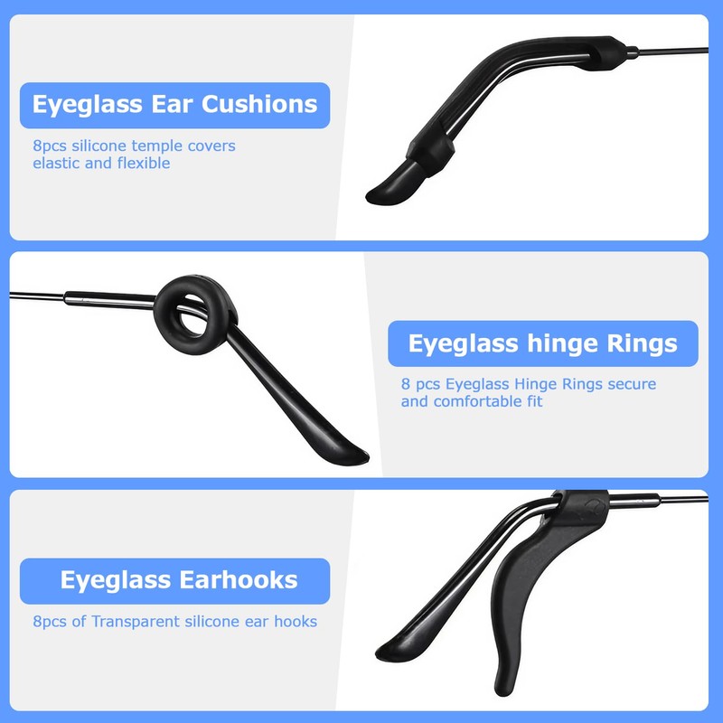 24 Pairs Glasses Nose Pads Stick On Eyeglass, Anti Slip