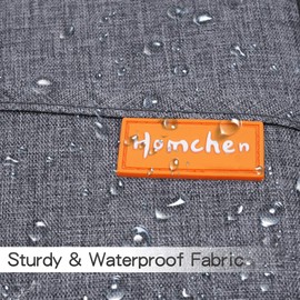 RFID Blocking Travel Passport Wallet Holder, Homchen Document Organiser Case Credit Card Holders for Men and Women (Grey)