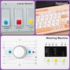 SmallCat 195pcs Bump Dots for Visually Impaired, Silicone Braille Stickers
