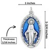 Caritas et Fides Pack of 3 - Large Blue Enamel