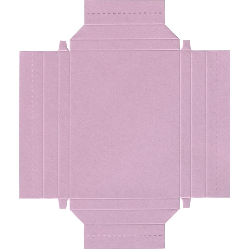 folia Little Paper Rectangle Photo Frame Glue-On Cardboard 48 Assorted