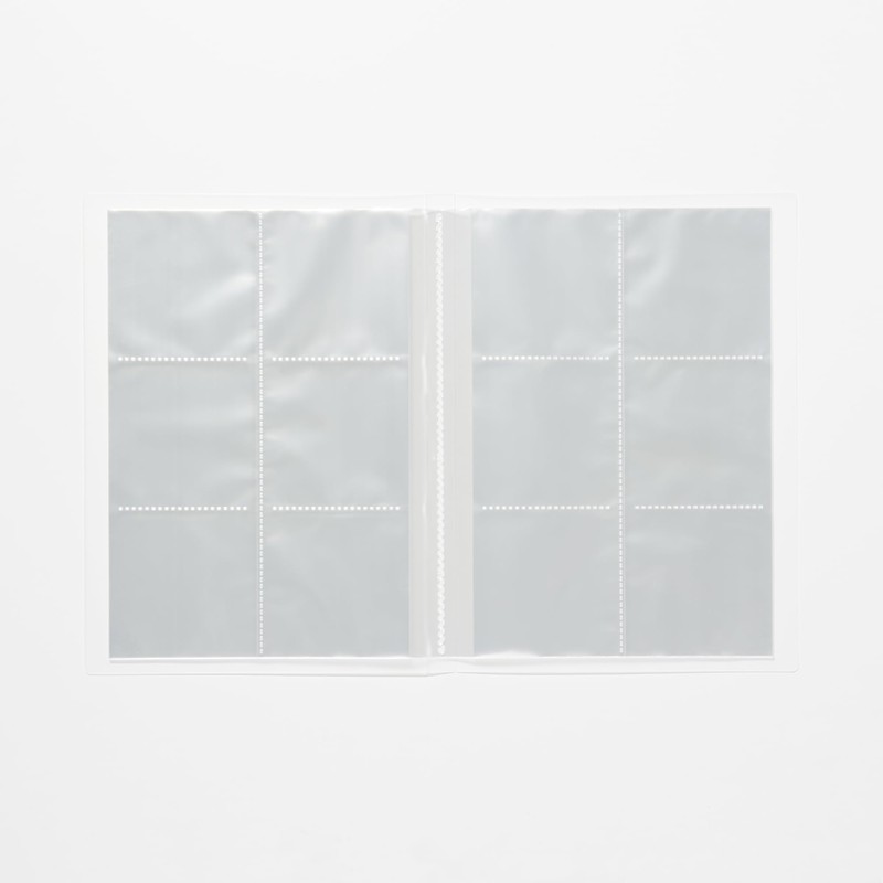 MUJI NCB65A9A Polypropylene Album 3-Tier Translucent Square Size 240 Sheets