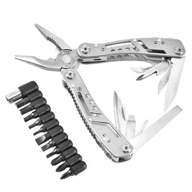 Navaja Multiuso Alicate Multiherramienta Plegable Cortador Desarmador Pinza Acero Inoxidable