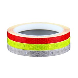 High Brightness Fluorescent Reflective Tape, Reflective Sheet, Reflective Sticker, Safety Reflective Tape, Safety Signs, Bicycle, Motorcycle, Truck, Safety Display, Accident Prevention, Nighttime