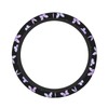 Purple Butterfly Car Steering Wheel Cover Non-Slip