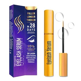 Suero para el Crecimiento de Pestañas – Sérum de Pestañas para el Crecimiento Natural, Pestañas Más Largas, Llenas y Gruesas con Fórmula Natural, Tratamiento Potenciador de Lifting de Pestañas – 5ML