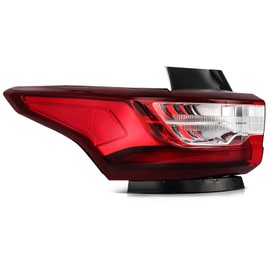 cciyu Taillight Assembly Replacement for 2018-2021 for Chevy Traverse Chrome Housing Driver and Passenger Side Tail Lights 84990362 84618032