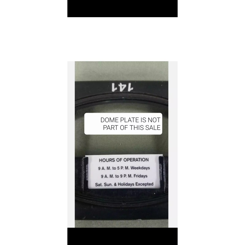 (3) HIGH QUALITY DUNCAN PARKING METER "HOURS OF OPERATION CARDS"