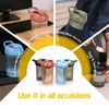 CREAWELLAY Protein Shaker Bottle, Leakproof Protein Cup for Gym, Fitness