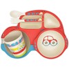 Bamboo Dinnerware Set for Kids Toddlers Car Plate Bowl Cup