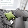 LBRO2M Microfiber Sheets Deep Pocket 4 Pcs Sheet Set Include