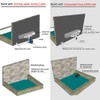 YUDA 12" LED Pool Water Spillway W/ 7 Color Changing