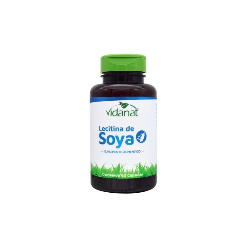 Lecitina De Soya 60 Cáp. Baja Colesterol Mejora Digestión
