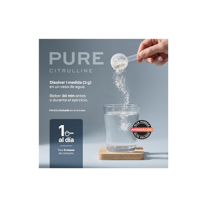 B Life L-Citrulina en Polvo de Alta Pureza con Creatina