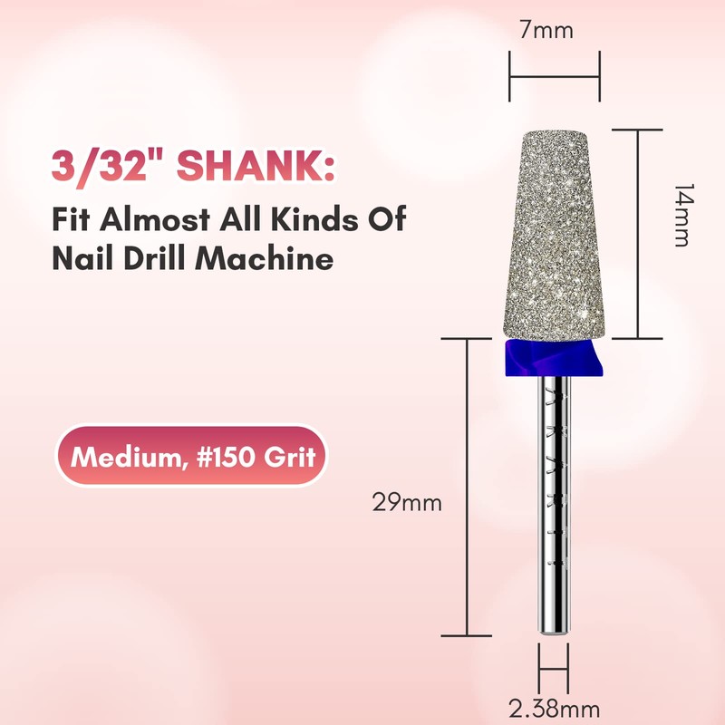 Makartt Nail Cutter Attachment Bits - Electric Nail Drill Bits