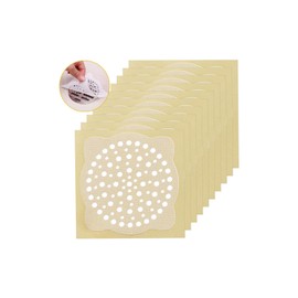 Samcos Drain Seals, Diameter 4.7 inches (12 cm), Set of 100, Hair Removal Sheet, Hair Catcher, Hair Collector, Leak Seal, Disposable Filter, For Washrooms, Drains, Kitchens, Washstands, Bathrooms, Bathrooms