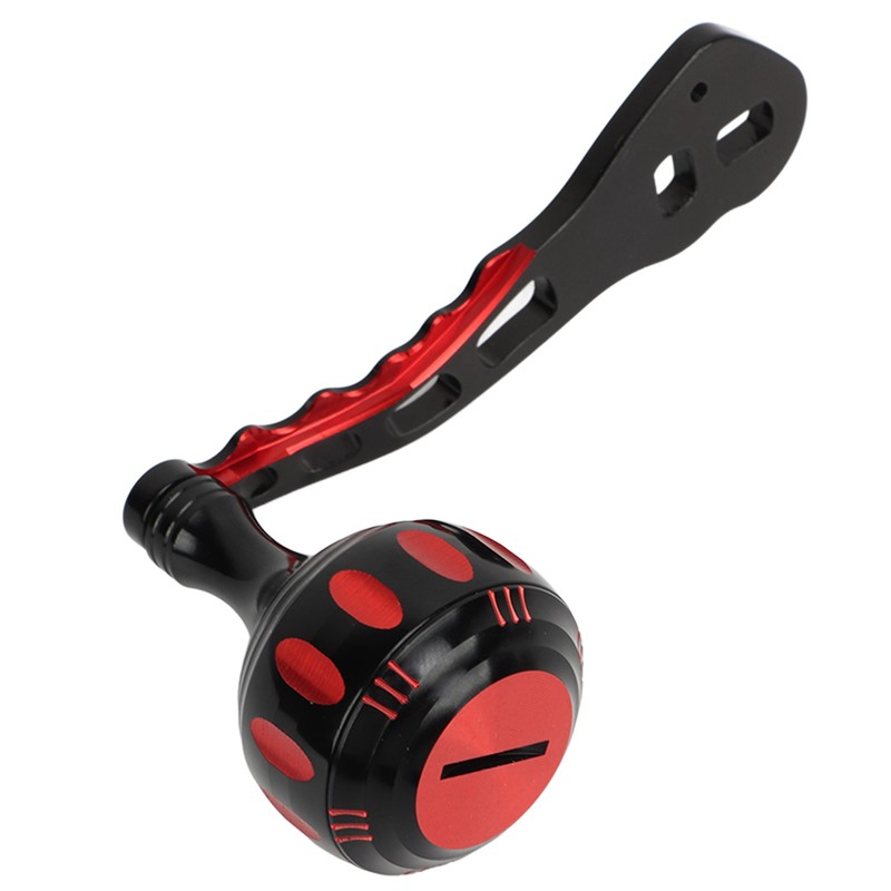 Fishing Reel Handle Aluminum Alloy Prevent Slip Ergonomic Replacement Baitcasting