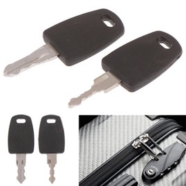 2Pcs Universal Lock Key Master Keys, TSA007 TSA002 Suitcase Locks TSA Key Suitcase Locks Security Lock Key Universal Baggage Keys Approved Luggage Suitcase Password Locks Black