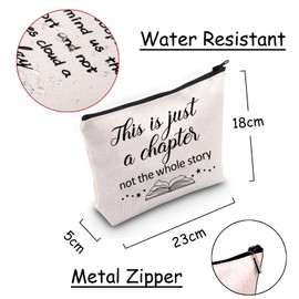 Book Lover Toiletry Bag Booktok Made Me Do It Makeup Bag Book Accessories Gift Funny Book Nerd Gift